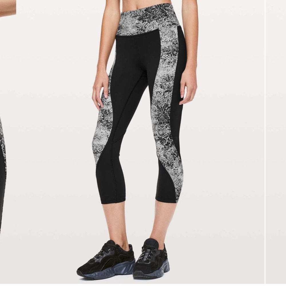 Lululemon Sweat And Repeat Crop workout leggings size 8